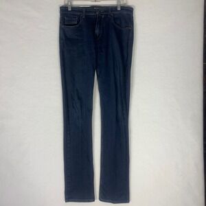 PAIGE Federal‎ Dark Wash Denim Jeans Men's Size 32x33 Slim Straight Made USA